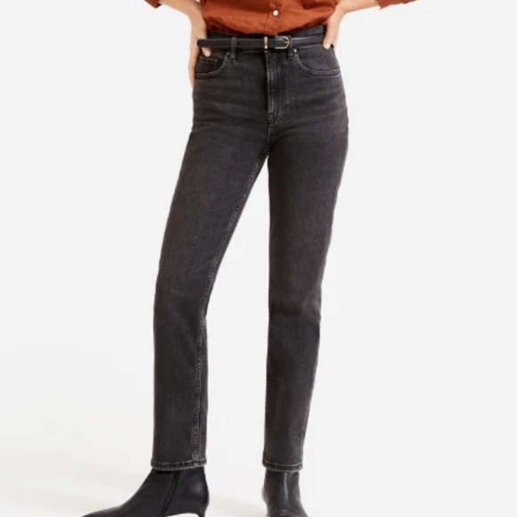 Everlane Denim - Everlane high rise straight jean